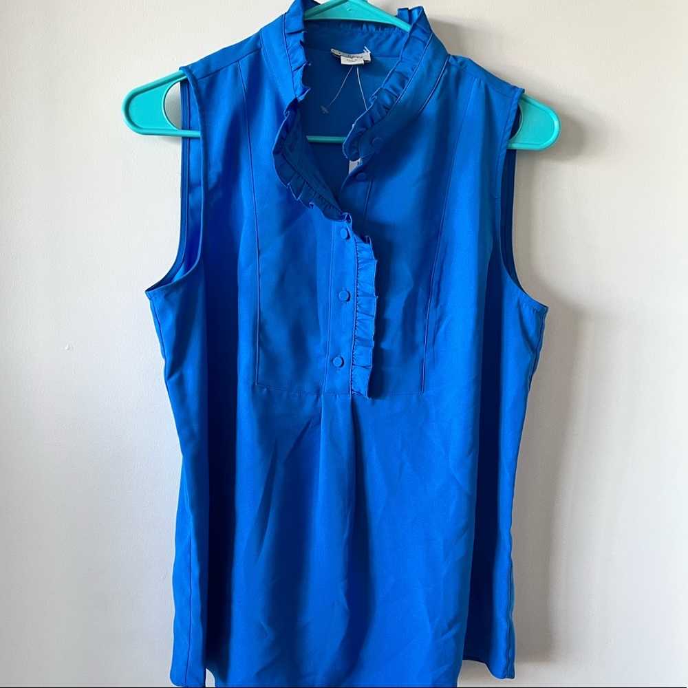 J.Crew Blue Tank Blouse
